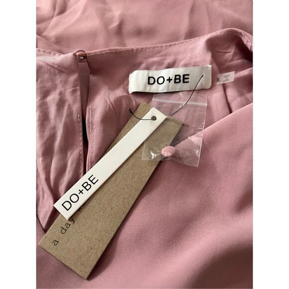DO+BE Mauve V-Neck Dress - Women’s XL NEW - Picture 8 of 9